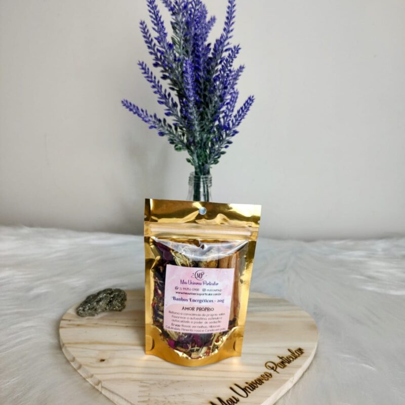 Banho energético de ervas (Amor próprio e autocuidado)