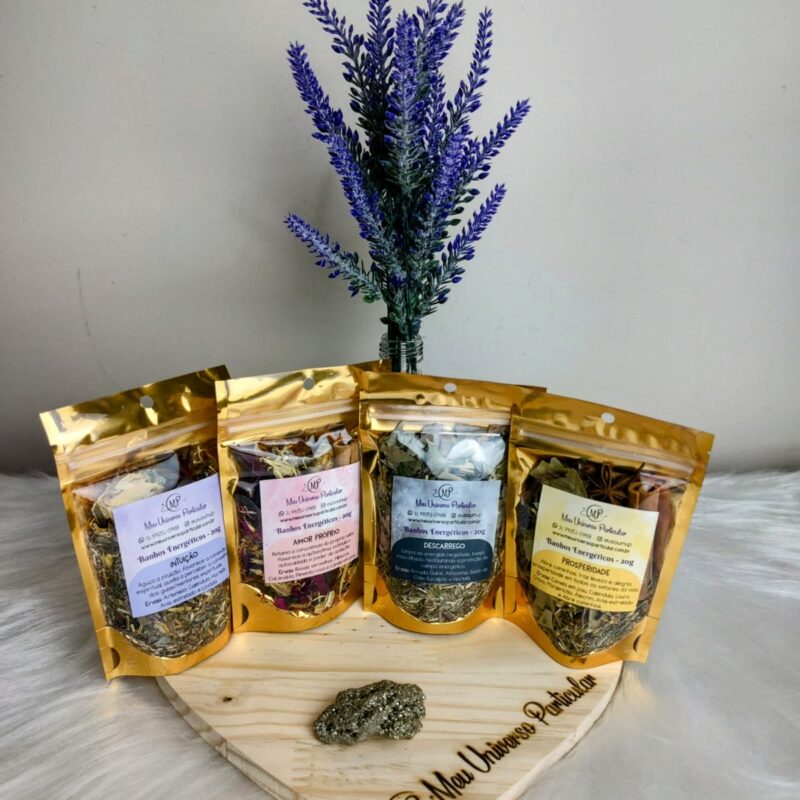 Combinadinho de banhos energéticos