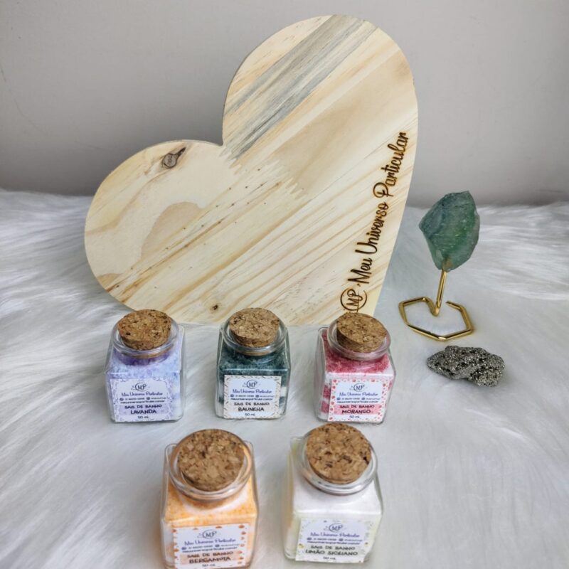 Combinadinho de sais de banho para chuveiro