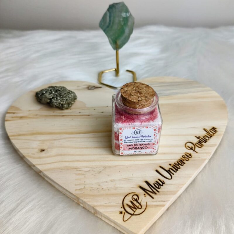 Sais de banho para chuveiro (morango com champanhe)